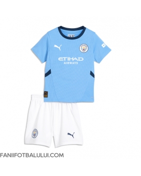 Manchester City Echipament de Fotbal Replică 2024-25 Copii Acasa (+ Șorturi)